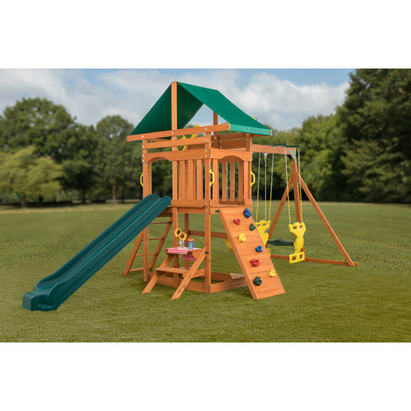 Agame paradise deals peak wooden playset